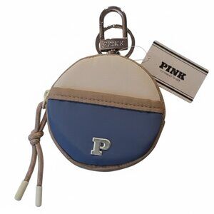 PINK Victoria's Secret Gold and Cream Coin Pouch